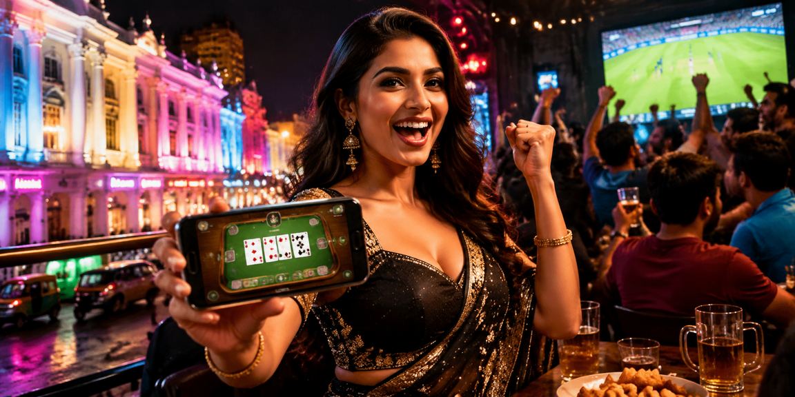 Cricket fans enjoying live betting during IPL